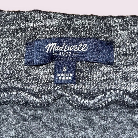 Madewell Sweater Midi Skirt Charcoal Grey Wool Blend Pencil Womens Size Small - Picture 4 of 7